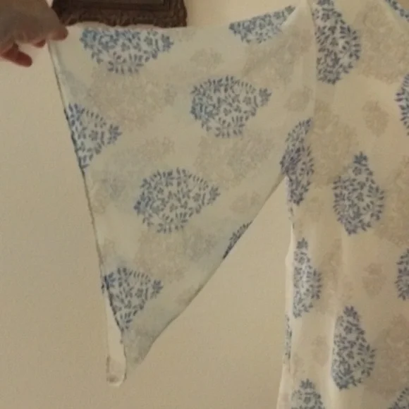 NWOT Belle by Kim Gravel Boho Top Size M - Picture 6 of 10